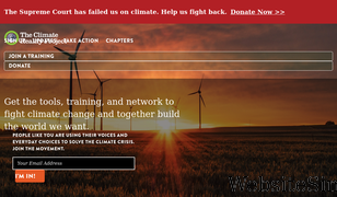 climaterealityproject.org Screenshot