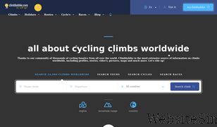 climbbybike.com Screenshot
