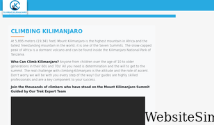 climbing-kilimanjaro.com Screenshot