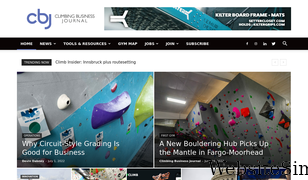 climbingbusinessjournal.com Screenshot