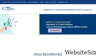 clinea.fr Screenshot