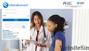 clinicalconnect.ca Screenshot