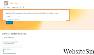 clinicalkey.es Screenshot