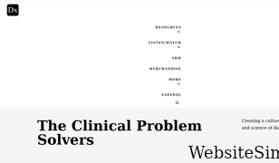 clinicalproblemsolving.com Screenshot