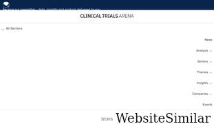 clinicaltrialsarena.com Screenshot