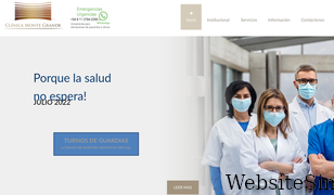 clinicamg.com.ar Screenshot