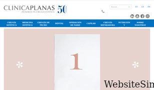 clinicaplanas.com Screenshot
