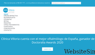 clinicavilloria.es Screenshot