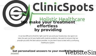 clinicspots.com Screenshot
