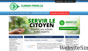 clinique-privee.ca Screenshot