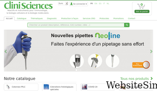 clinisciences.com Screenshot