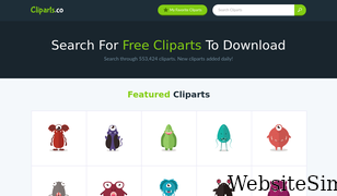 cliparts.co Screenshot