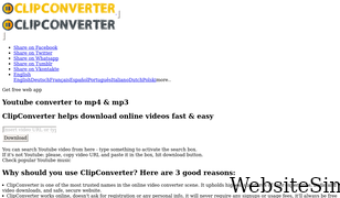 clipconverter.cx Screenshot