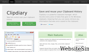 clipdiary.com Screenshot