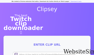 clipsey.com Screenshot