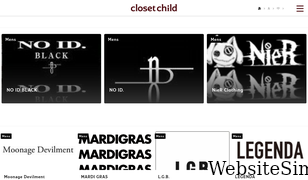 closet-child.com Screenshot