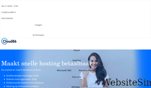 cloud86.nl Screenshot