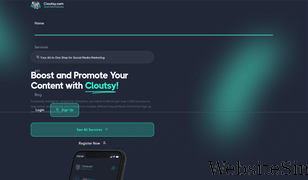 cloutsy.com Screenshot
