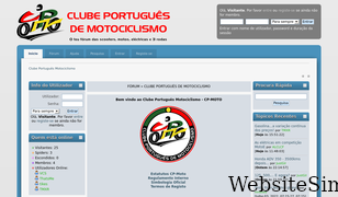 clubeportuguesmotociclismo.pt Screenshot