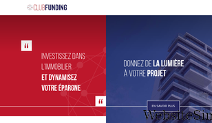 clubfunding.fr Screenshot