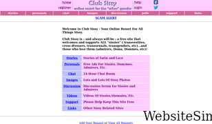 clubsissy.com Screenshot