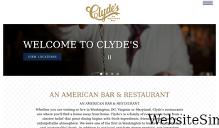 clydes.com Screenshot