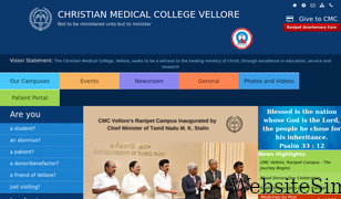 cmch-vellore.edu Screenshot