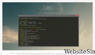 cmder.net Screenshot
