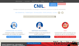 cnil.fr Screenshot
