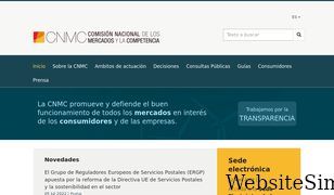 cnmc.es Screenshot