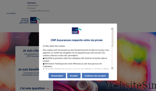 cnp.fr Screenshot