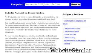 cnpj.info Screenshot