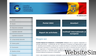 cnsc.ro Screenshot