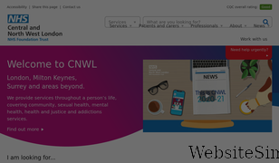 cnwl.nhs.uk Screenshot