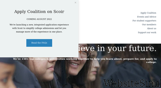 coalitionforcollegeaccess.org Screenshot