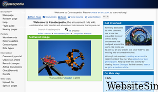 coasterpedia.net Screenshot