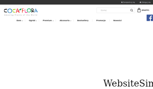 cocaflora.com Screenshot