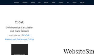 cocalc.com Screenshot