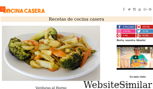 cocina-casera.com Screenshot