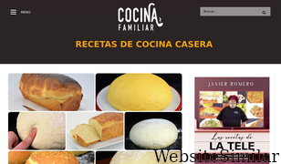 cocina-familiar.com Screenshot