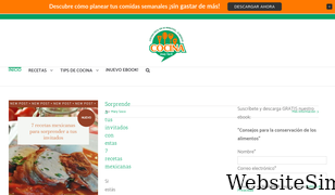 cocinamuyfacil.com Screenshot