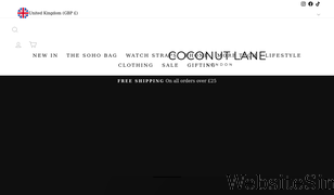 coconut-lane.com Screenshot