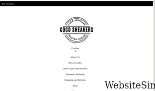 cocosneaker.net Screenshot