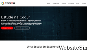 cod3r.com.br Screenshot