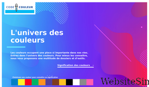 code-couleur.com Screenshot