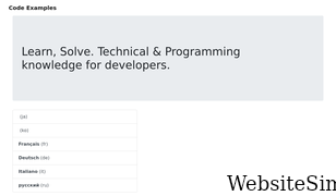code-examples.net Screenshot