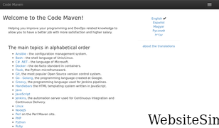 code-maven.com Screenshot