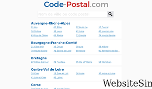 code-postal.com Screenshot