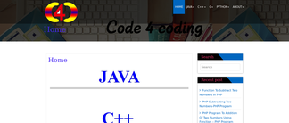 code4coding.com Screenshot