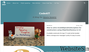 code4it.dev Screenshot